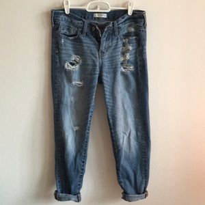 Abercrombie boyfriend jeans med wash